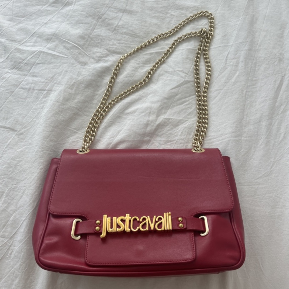 Just Cavalli Leather Handbag